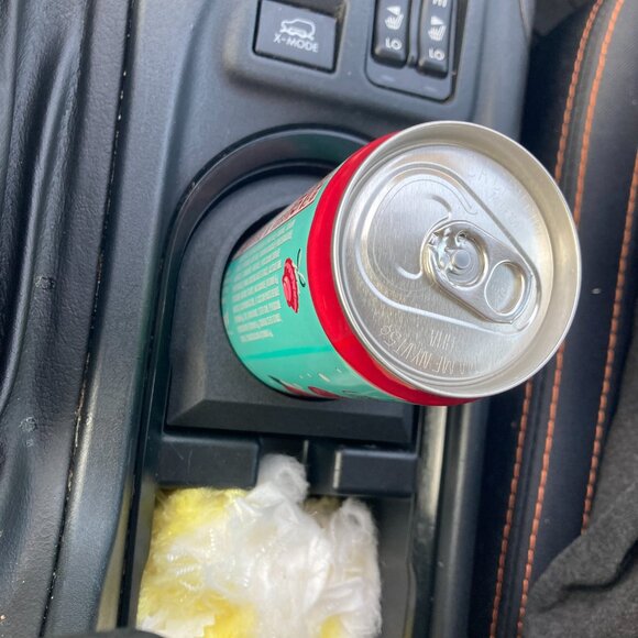 Cup Holder Insert for Subaru Crosstrek Impreza Sports Drinks Black - Picture 3 of 13